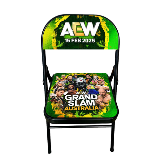 ** Limited Stock - Ringside folding chairs from AEW Grand Slam Australia